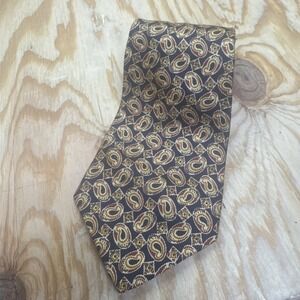 Paul Stuart 100% Silk Necktie • Vintage Style • Smart Patterned‎ Accessory